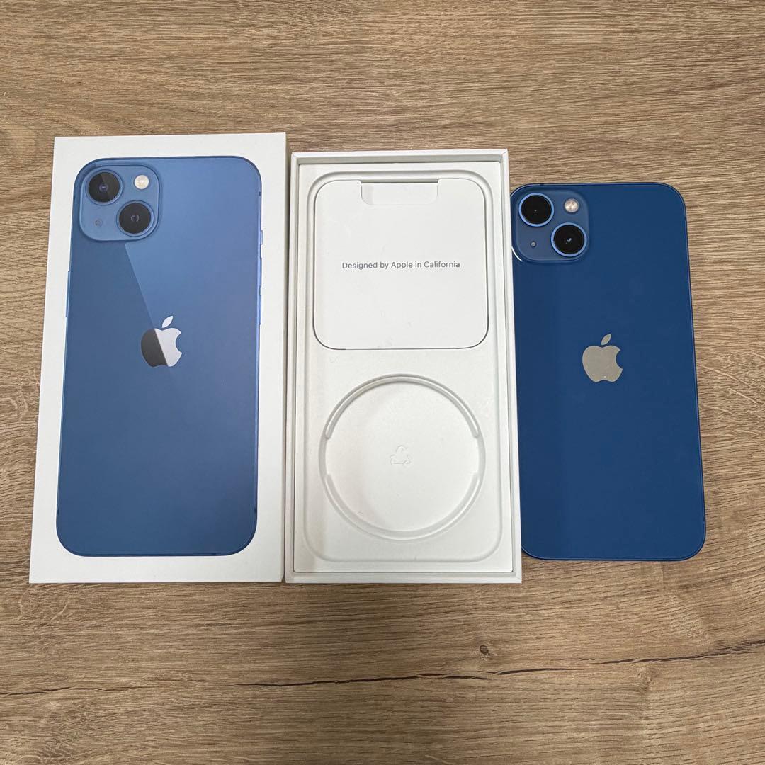 iPhone13ブルー　本体　SIMフリー　128GB