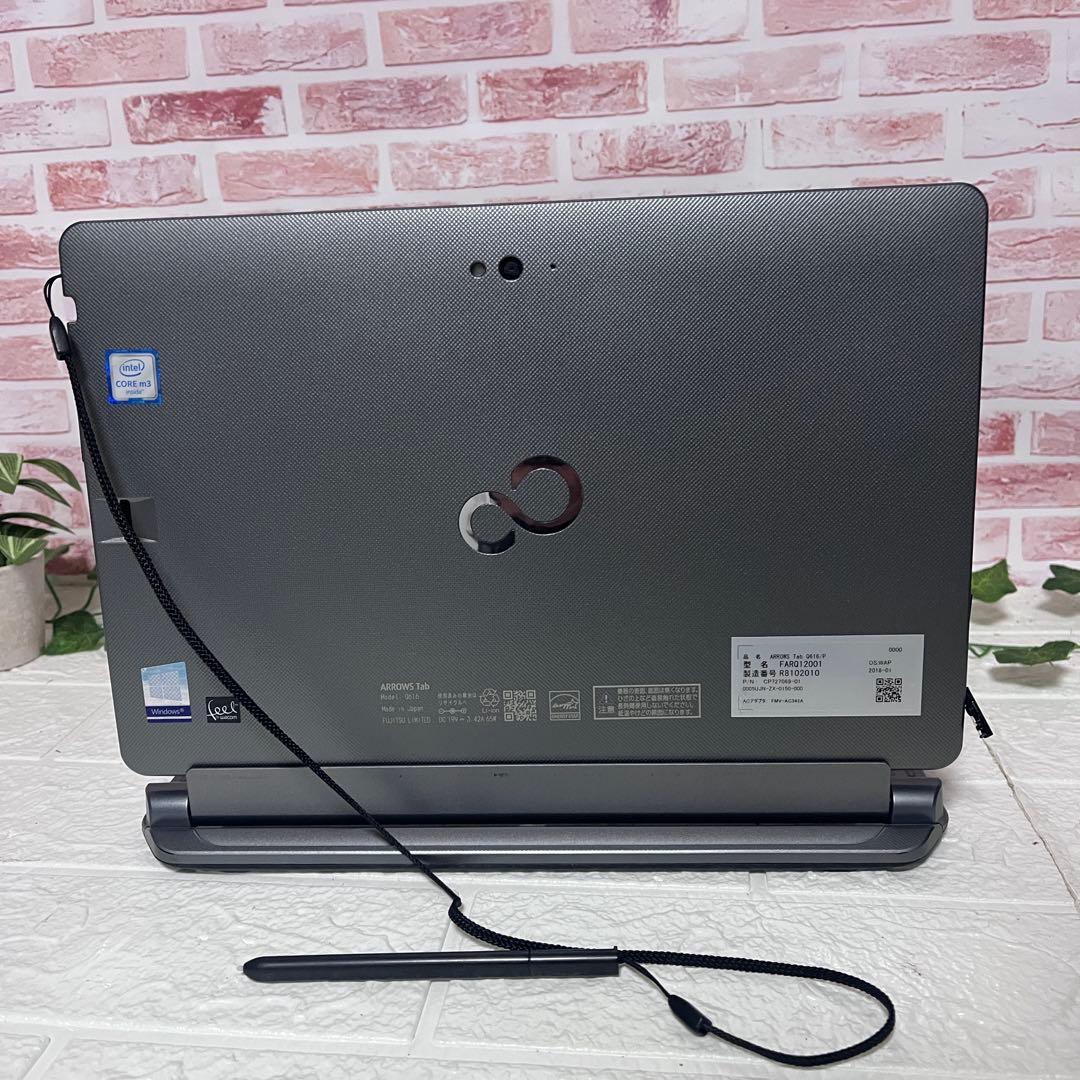 ★タッチパネル美品 SSD128GB★Q616/P カメラ 高解像度 PC167