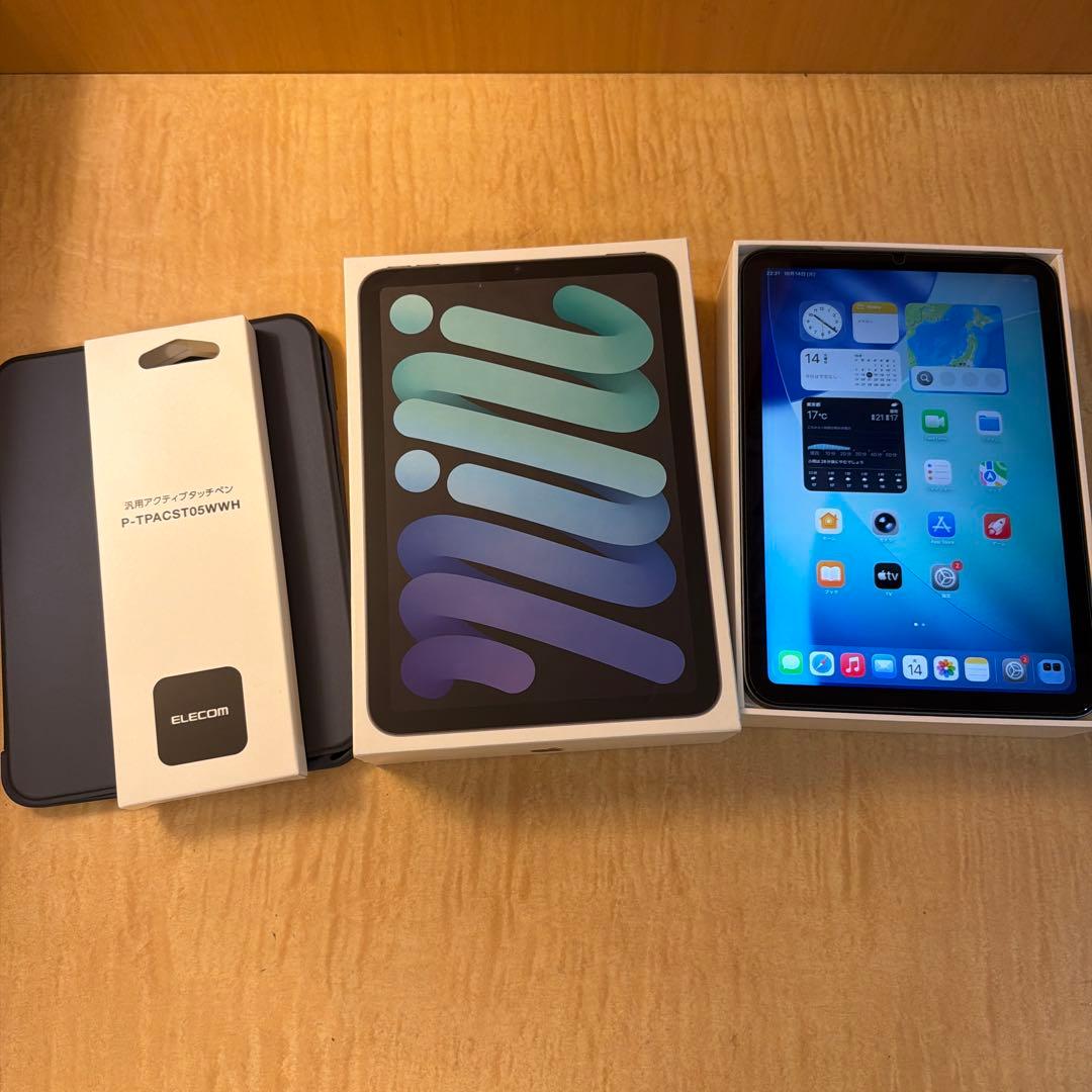 iPad mini 6th 美品　バッテリー容量100%