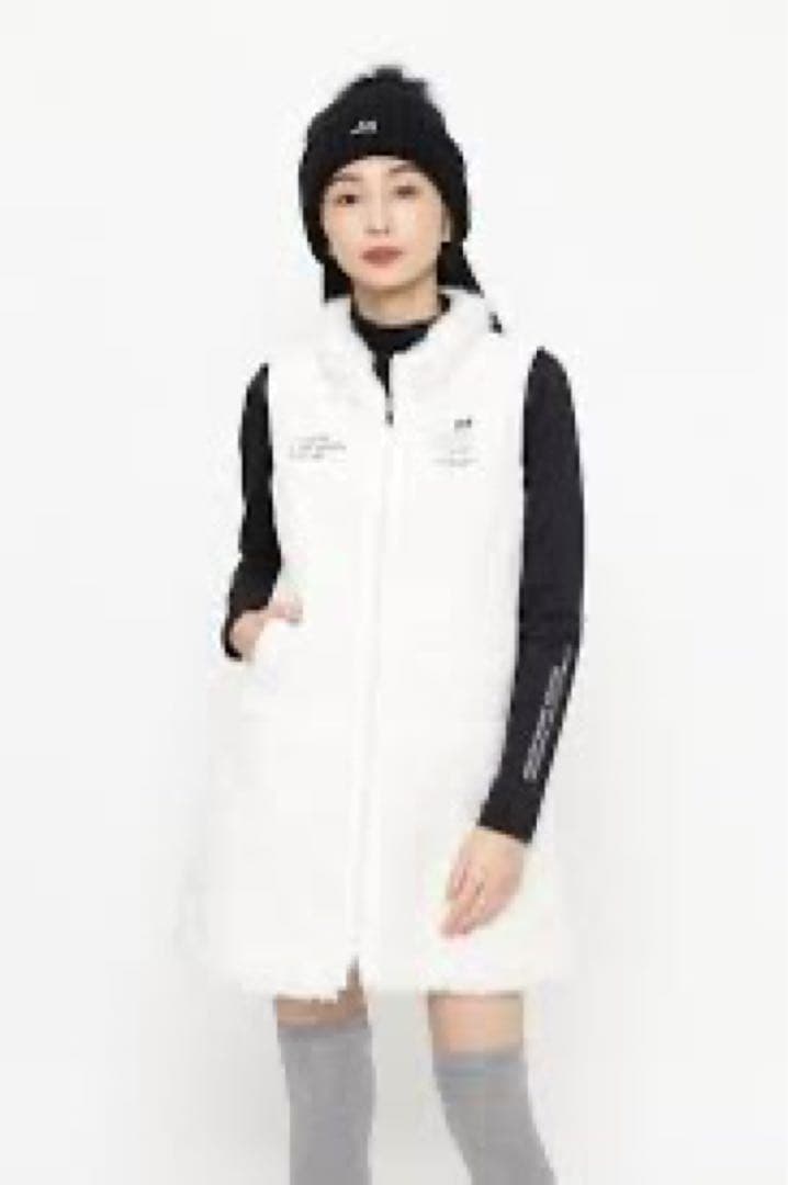 今季冬　レディース　マスターバニー　ダウンワンピース　美品　白