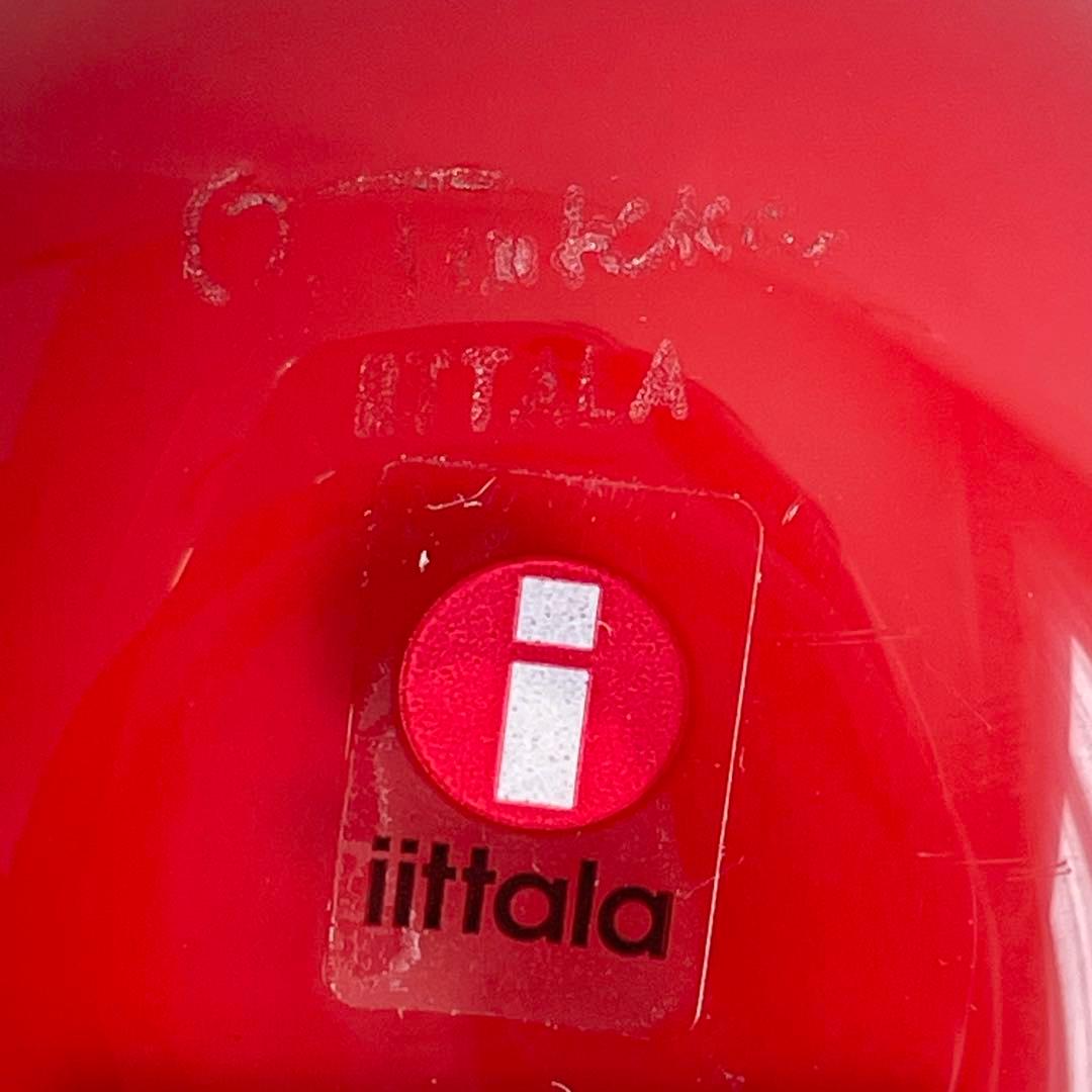 オイバ・トイッカ パフボール クランベリー レッド ガラスオブジェ イッタラ