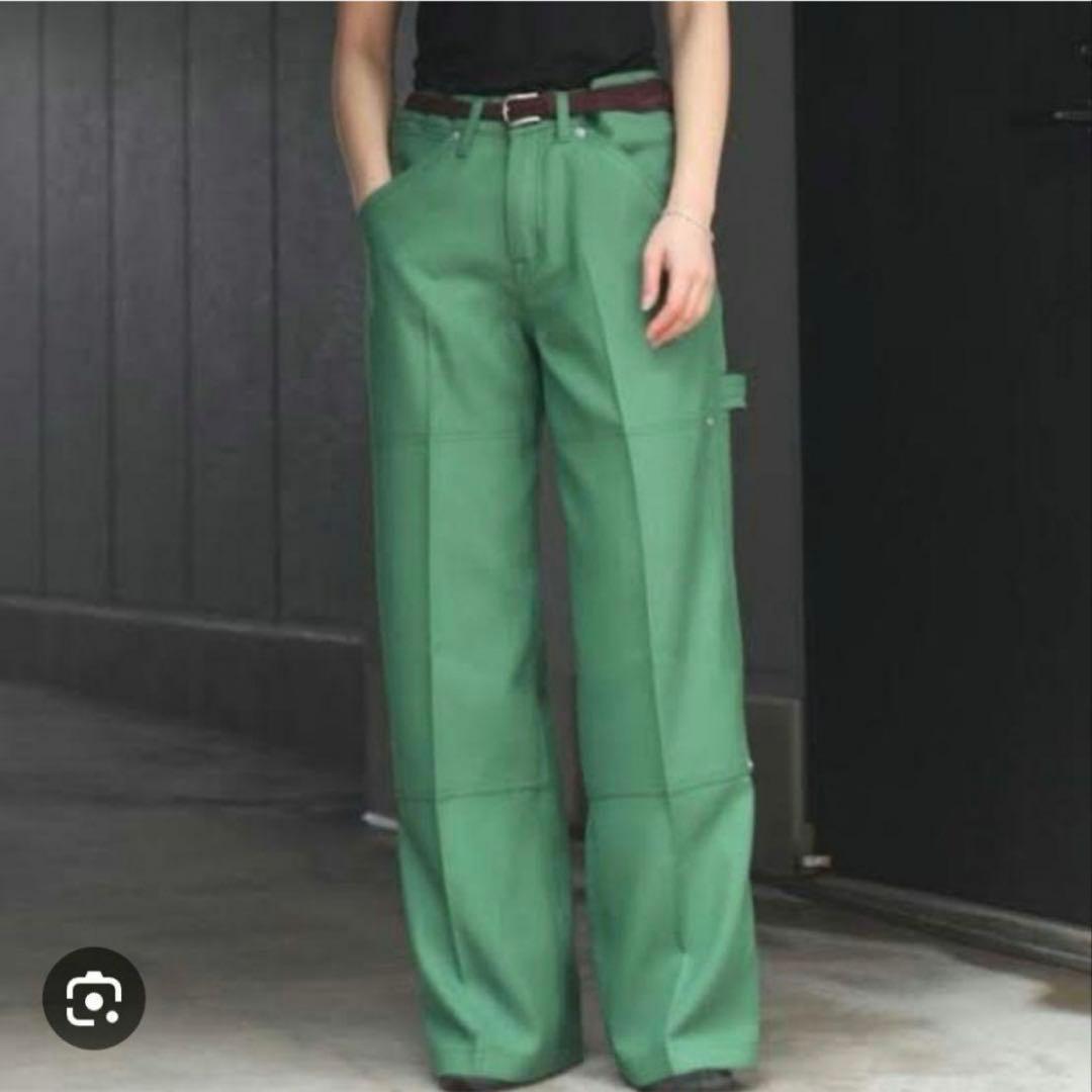 Dairiku ダイリク 22ss パンツ　スタプレ　緑