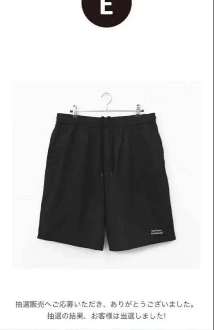 2025 ENNOY ショートパンツ ブラック M