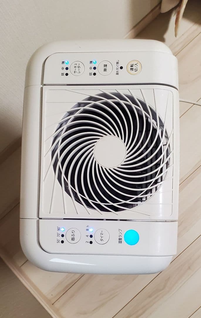 【美品】アイリスオーヤマ除湿機サーキュレーター・デシカント方式IJDC-K80