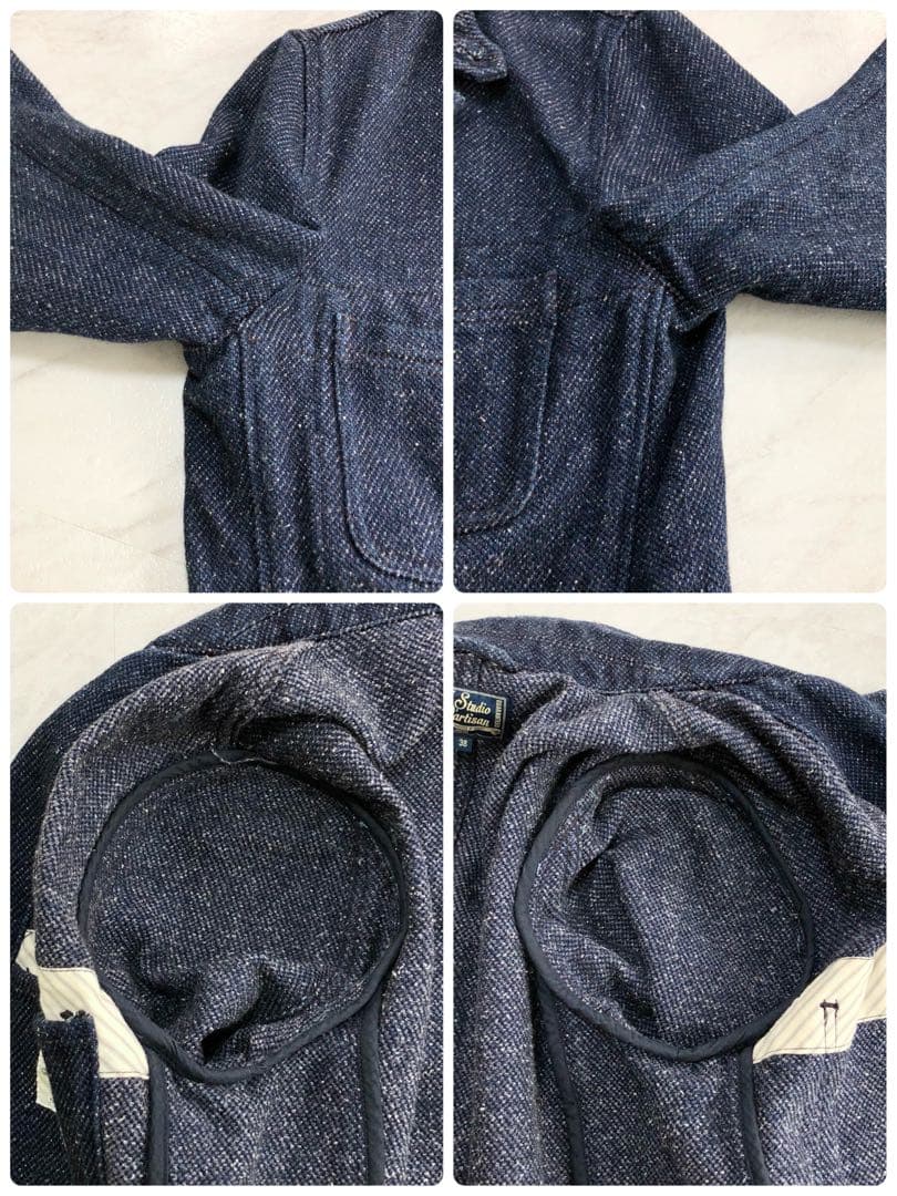 【美品】 ダルチザン ミスターフィールドジャケット インディゴ 38