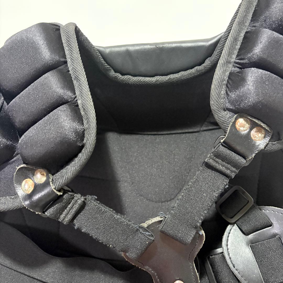 ミズノ キャッチャー防具 プロテクター 一般軟式用 ブラック JSBB