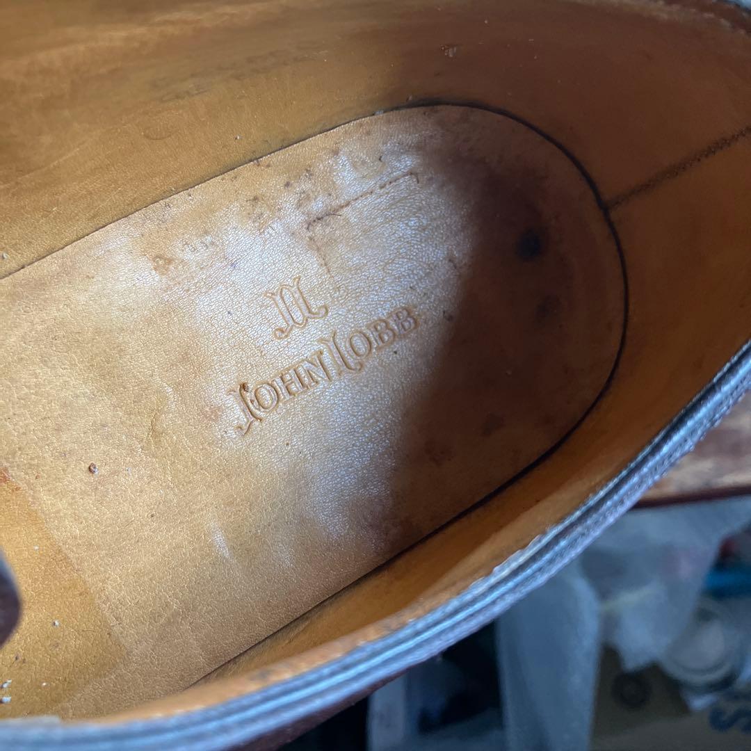 リ*ク様 ジョンロブ　9 1/2 ボーダー　JOHNLOBB BORDOR