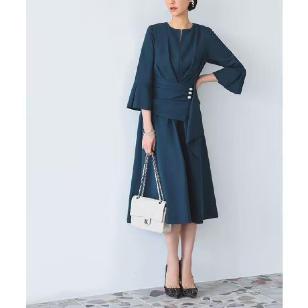 新品　RUIRUE BOUTIQUE パール　ワンピース　パーティー　セレモニー