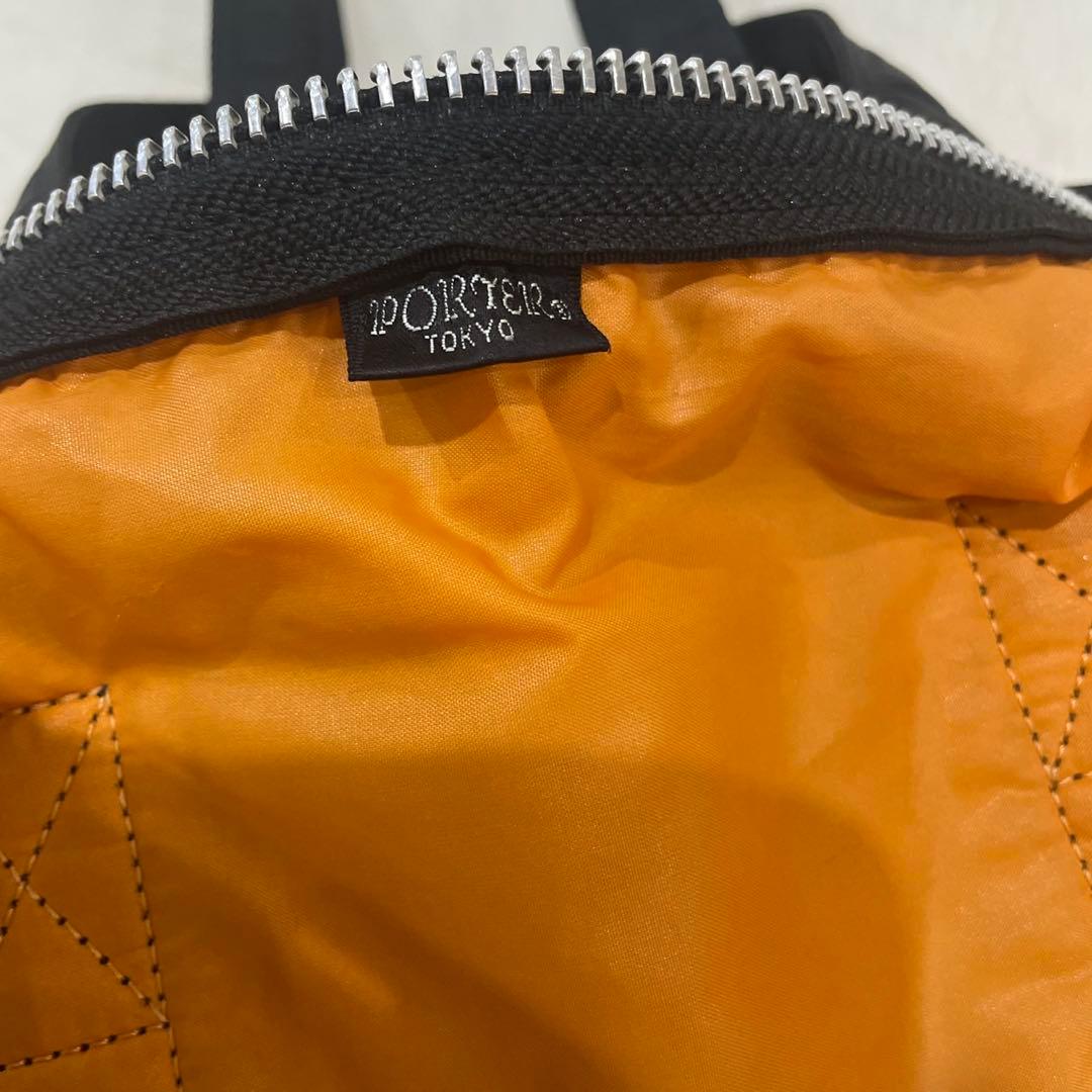 廃盤品　ポーター タンカー ミニボストンバッグ ミニドラム ミニダッフル黒