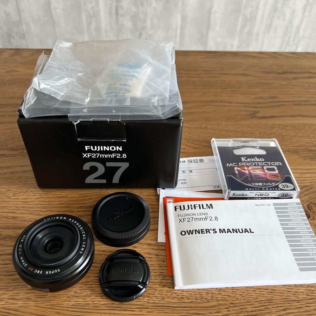 レンズ(単焦点) FUJINON XF27mmF2.8