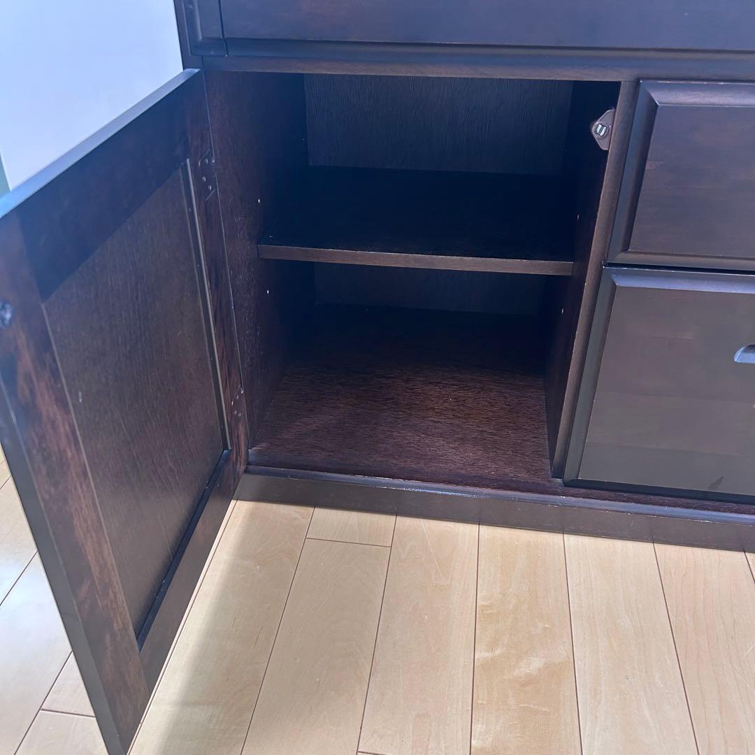 希少　大雪木工　アンティーク　ライティングビューロー　キャビネット　フルート30