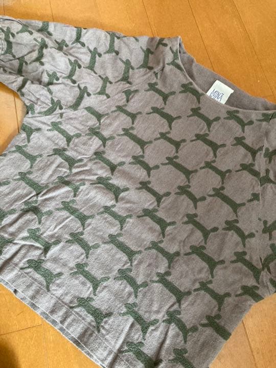 ミナペルホネン　run run runプルオーバー　5分袖