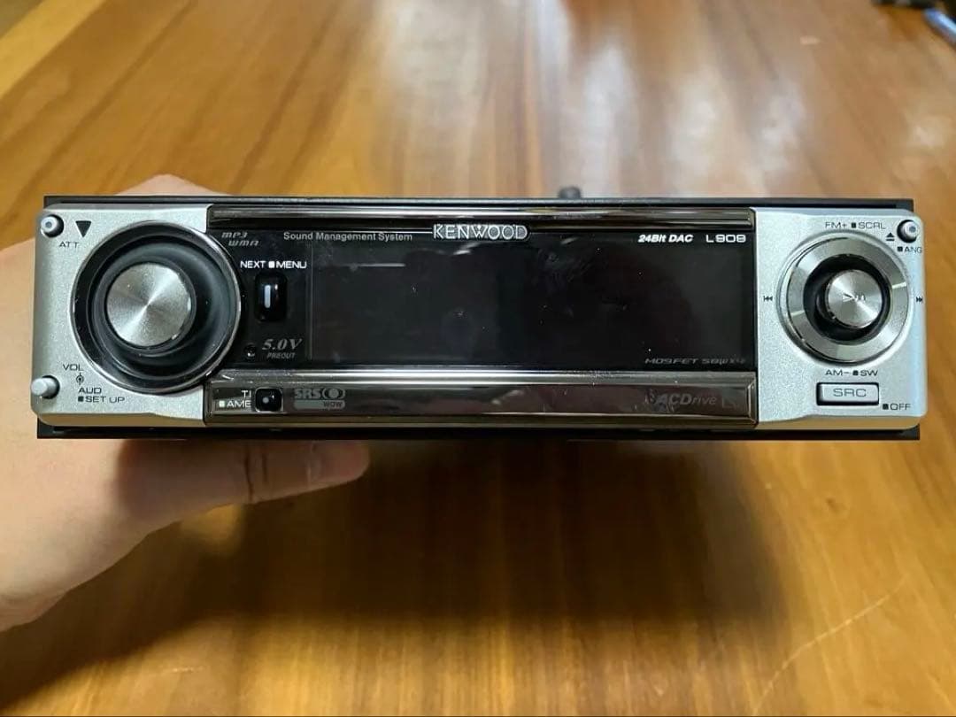 KENWOOD L909 カーオーディオ　1DIN 美品　最上位機種　当時物