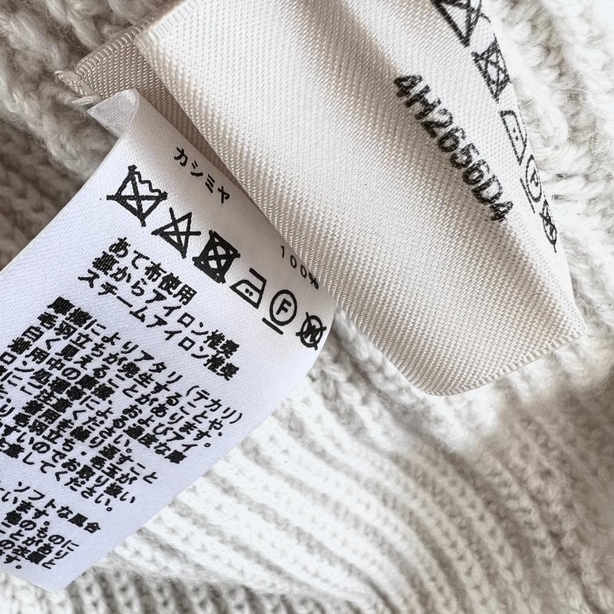 未使用★HERMES★2024★肉厚カシミヤ100★チュニック★ロングニット