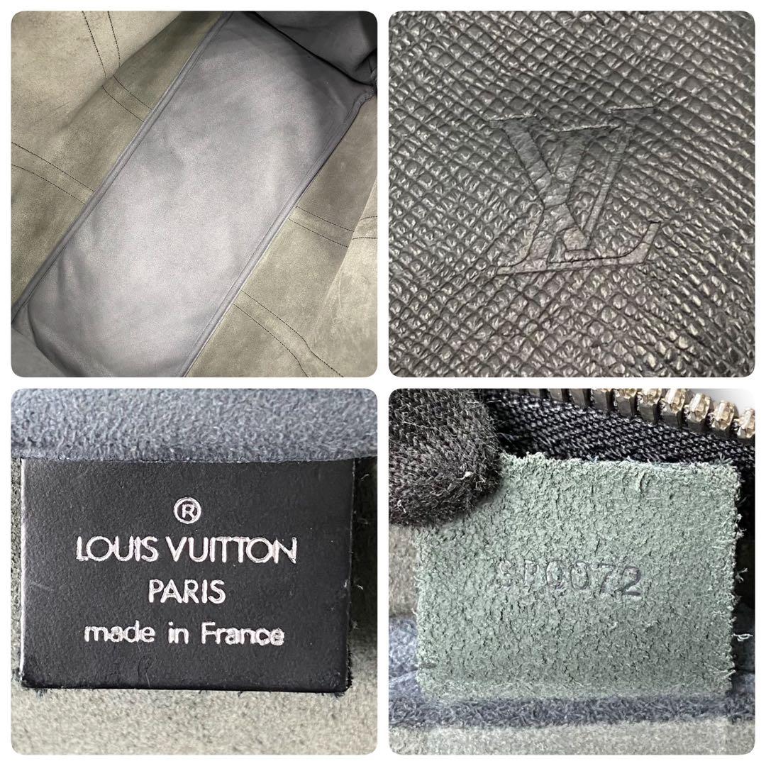 良品 ルイヴィトン タイガ レザー ボストン バッグ レディース キーポル55