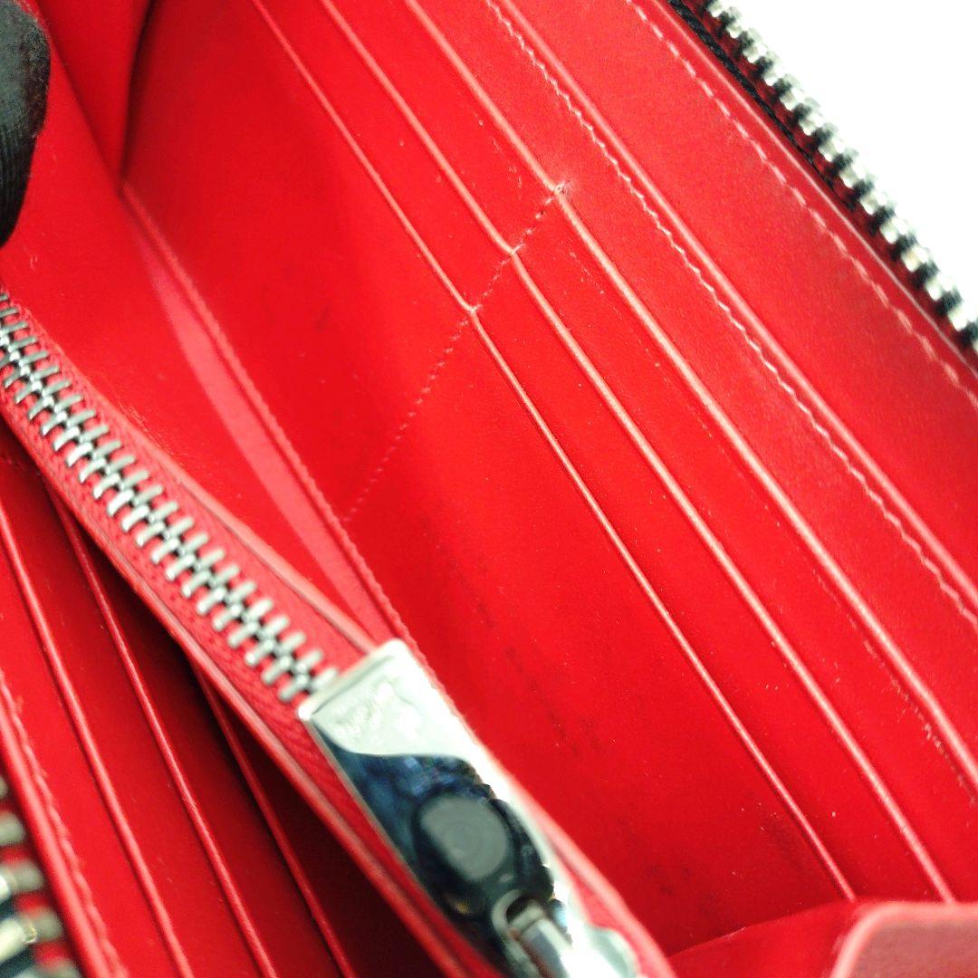 【良品】クリスチャンルブタン 長財布 スタッズ ラウンドファスナー