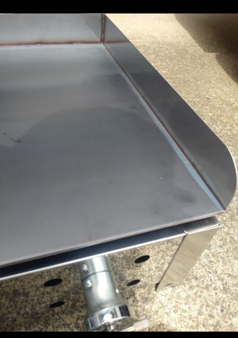 業務用　極厚６ミリ　鉄板焼き　３辺フチ付　学園文化祭り　グリドル　ＢＢＱ　LPG