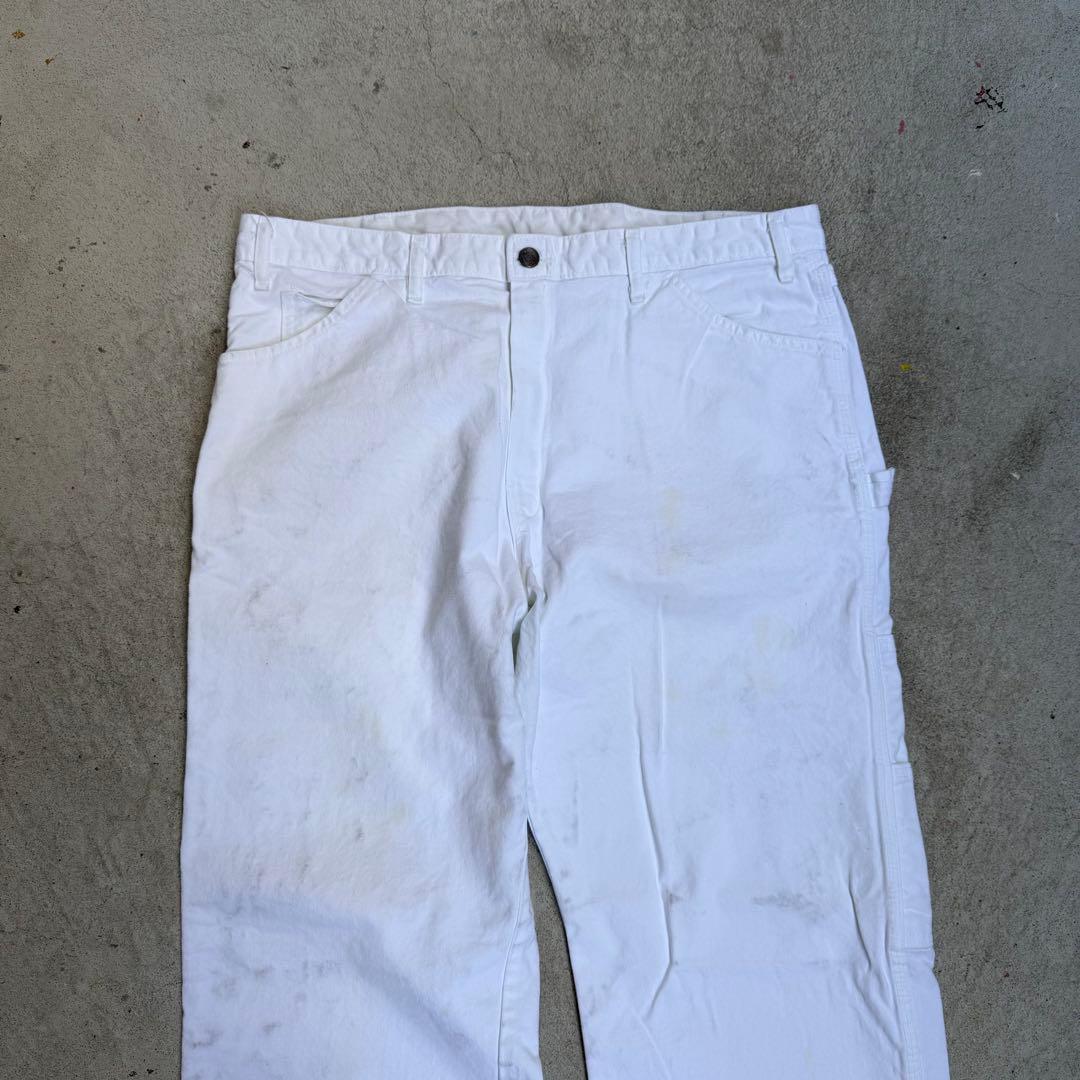 Dickes ペンキペインターパンツ ディッキーズ 白 ビンテージ 38×30