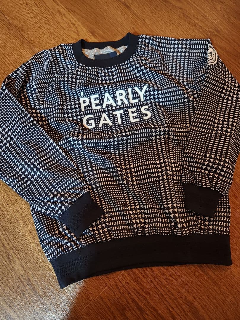 【タフレックス×サーモトロンラボジカ】パーリーゲイツ 千鳥格子柄ナイロンブルゾン