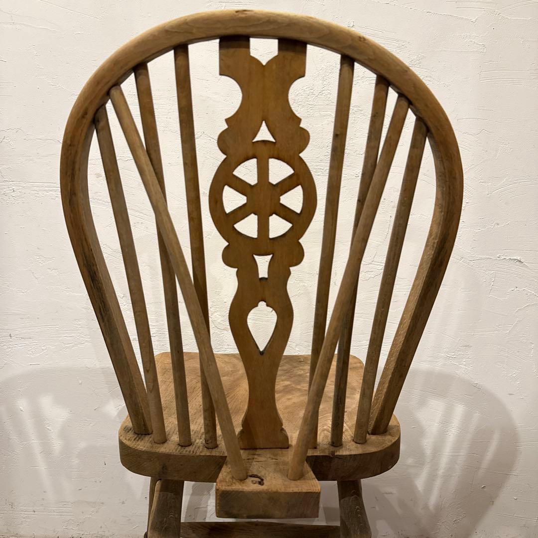 M’s　ヴィンテージ　ダイニングチェア　カフェチェア　剥離　3