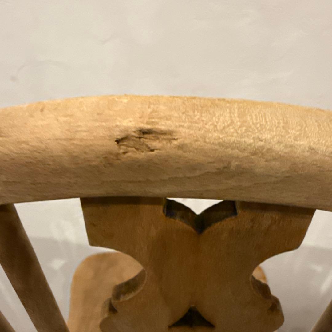 M’s　ヴィンテージ　ダイニングチェア　カフェチェア　剥離　3