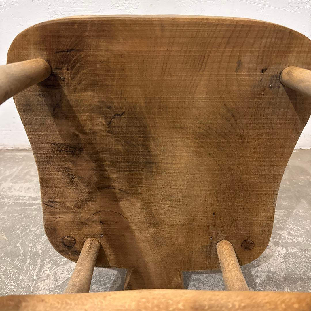 M’s　ヴィンテージ　ダイニングチェア　カフェチェア　剥離　3