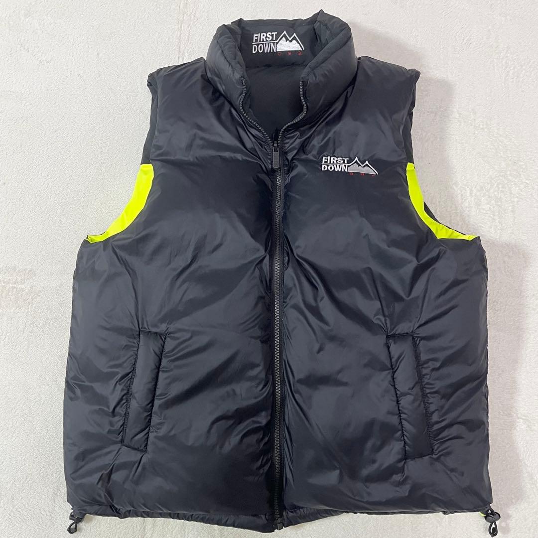 【未使用タグ付】ファーストダウン　ダウンベスト　リバーシ　700F　定価2.5万