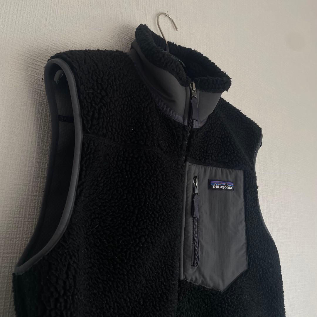 Patagonia パタゴニア　クラシックレトロxベスト　フリース　黒　ブラック