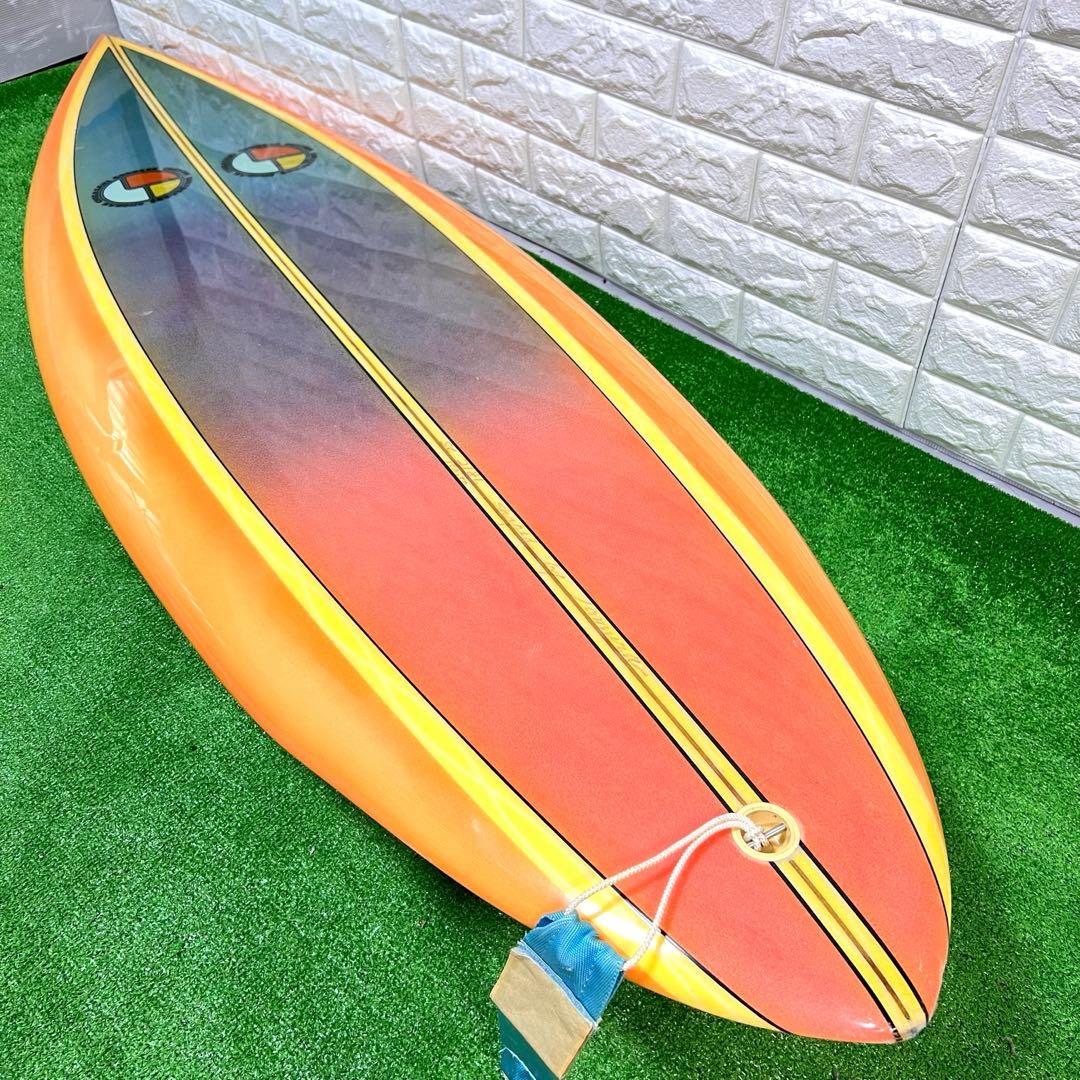 希少　godeess ショートボード　シングルフィン　5’10ft レトロ
