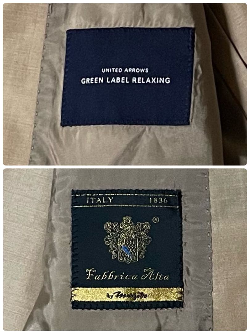 専用ユナイテッドアローズ × 伊・マルゾット生地 ビジネススーツ 46/M 美品