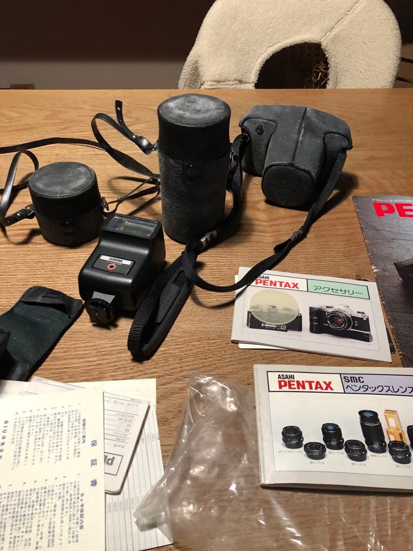 極美品フィルムカメラPENTAX ME 3種類レンズ付き