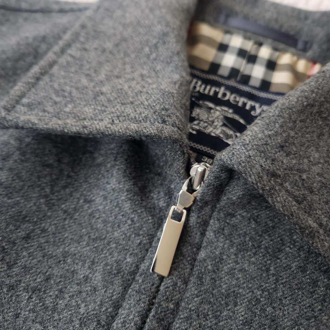 バーバリー　ウールジャケット　ジップ　スイングトップ　ジャンバー