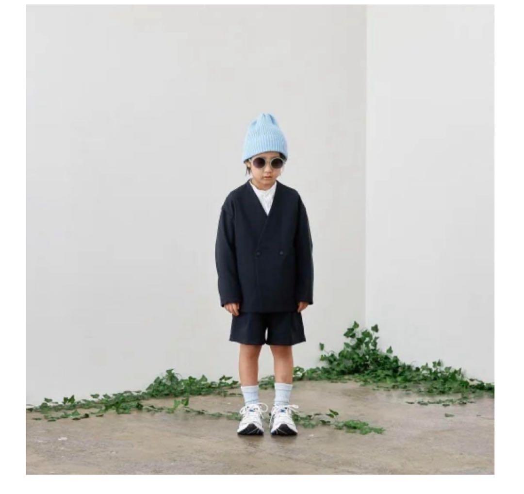 MOUN TEN. ブラック セットアップ 125 ジャケット入学卒園