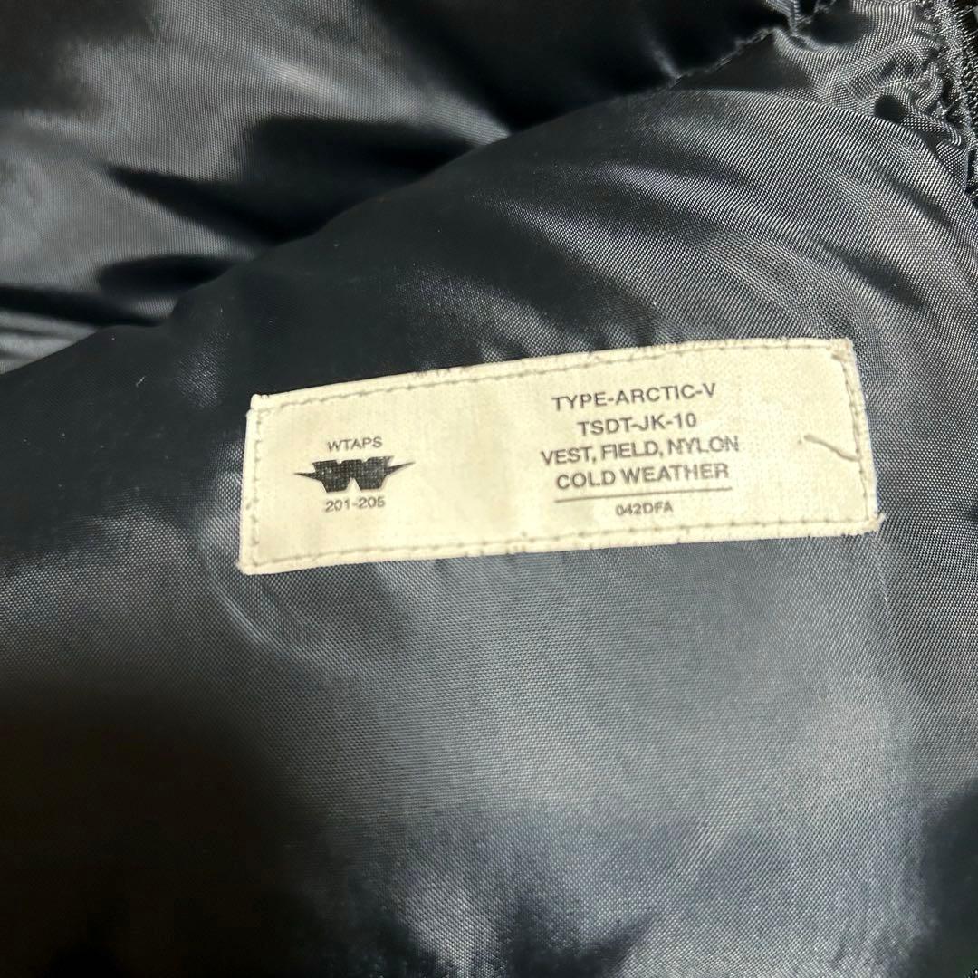 WTAPS TYPE-ARCTIC-V ダウンベスト ストリート L ネイビー