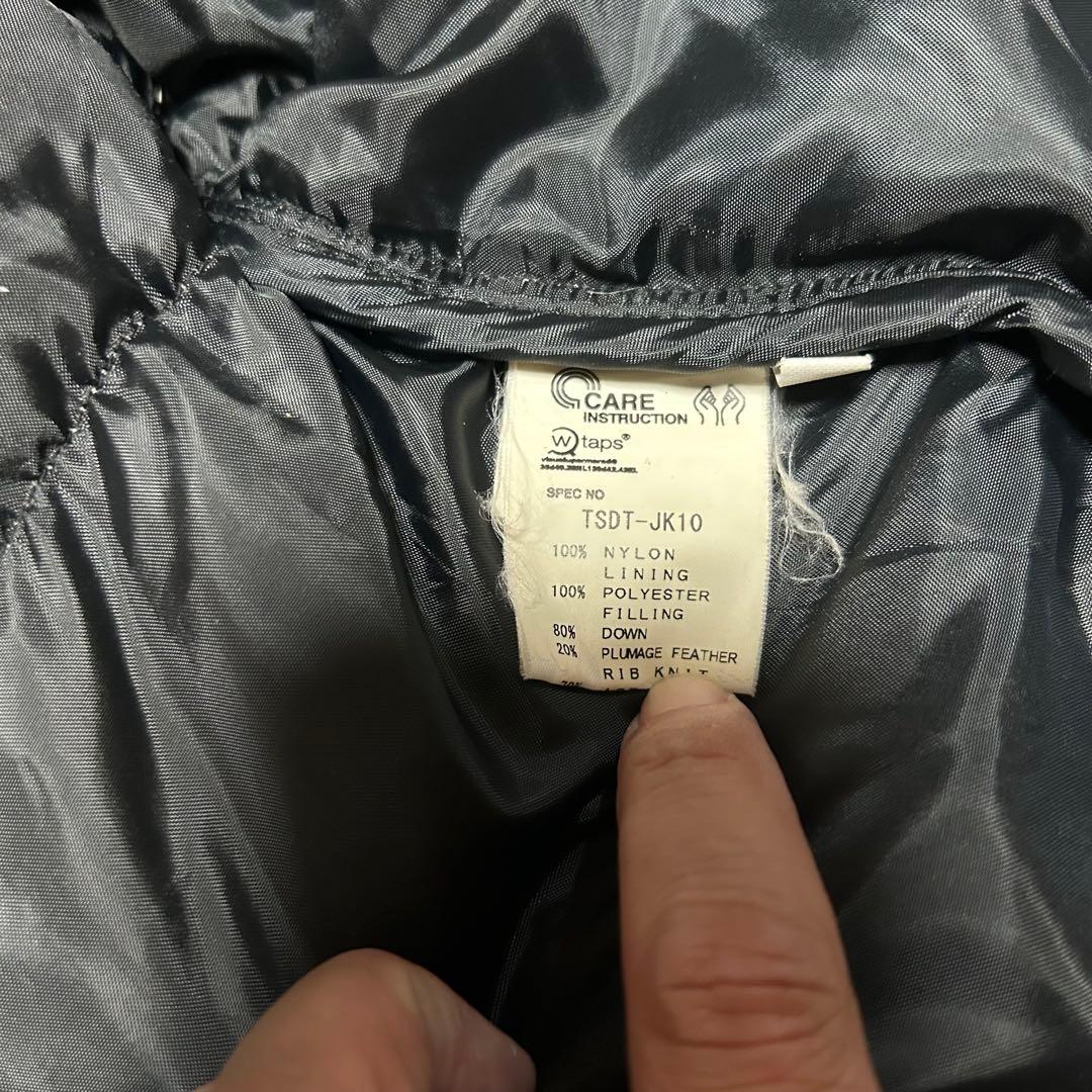 WTAPS TYPE-ARCTIC-V ダウンベスト ストリート L ネイビー