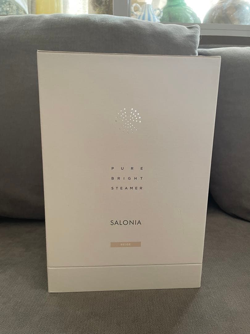 SALONIA PURE BRIGHT STEAMER ベージュ　新品未開封