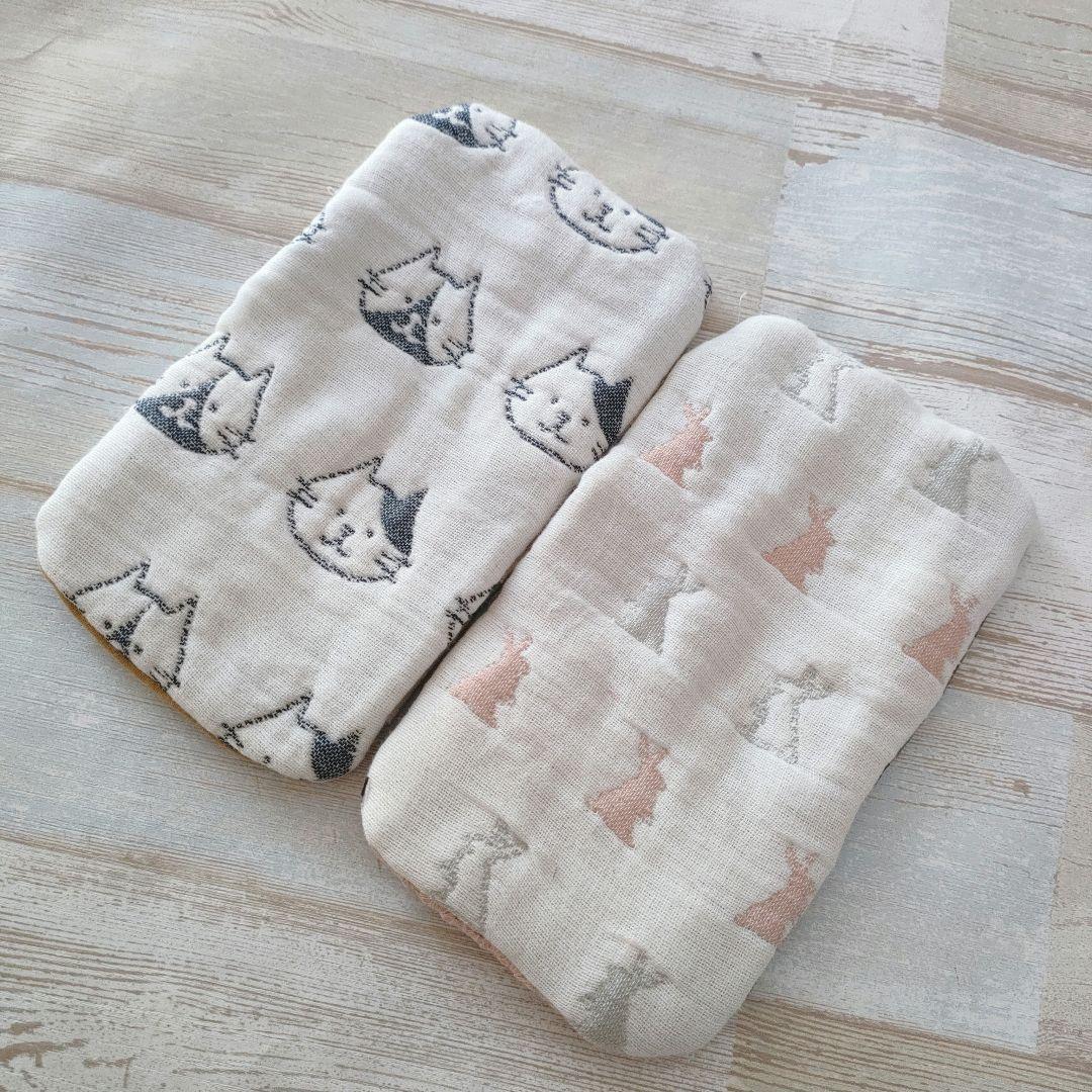 ピカピカ様　ガーゼハンカチ　タオル