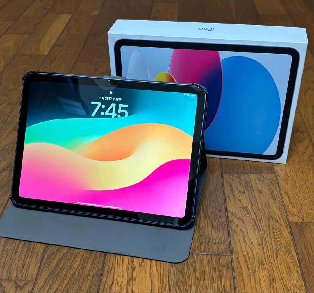 Apple iPad 本体 ブルー 箱付き　第10世代　64GB