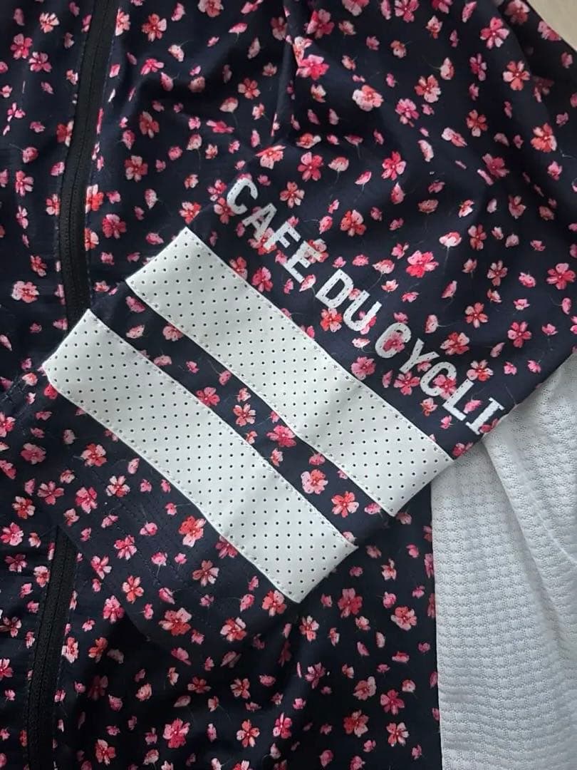 Café du Cycliste レディース　花柄サイクルジャージ