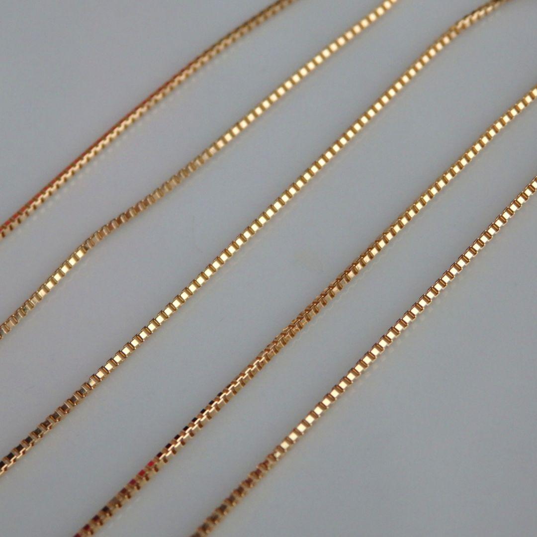 POPPY77Y様　k18ネックレス　ベネチアンチェーン　アジャスター付き