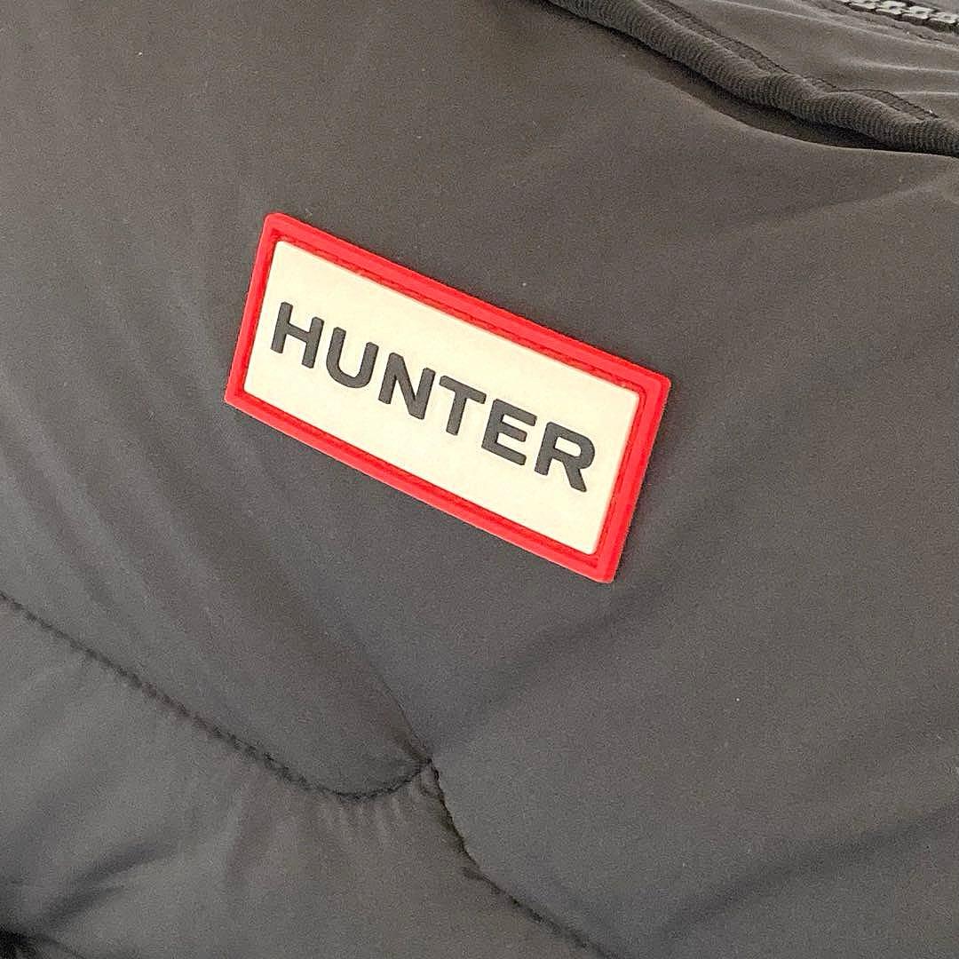 【極美品】HUNTER ハンター フレイムド パファー ラージ ホーボー 肩掛け