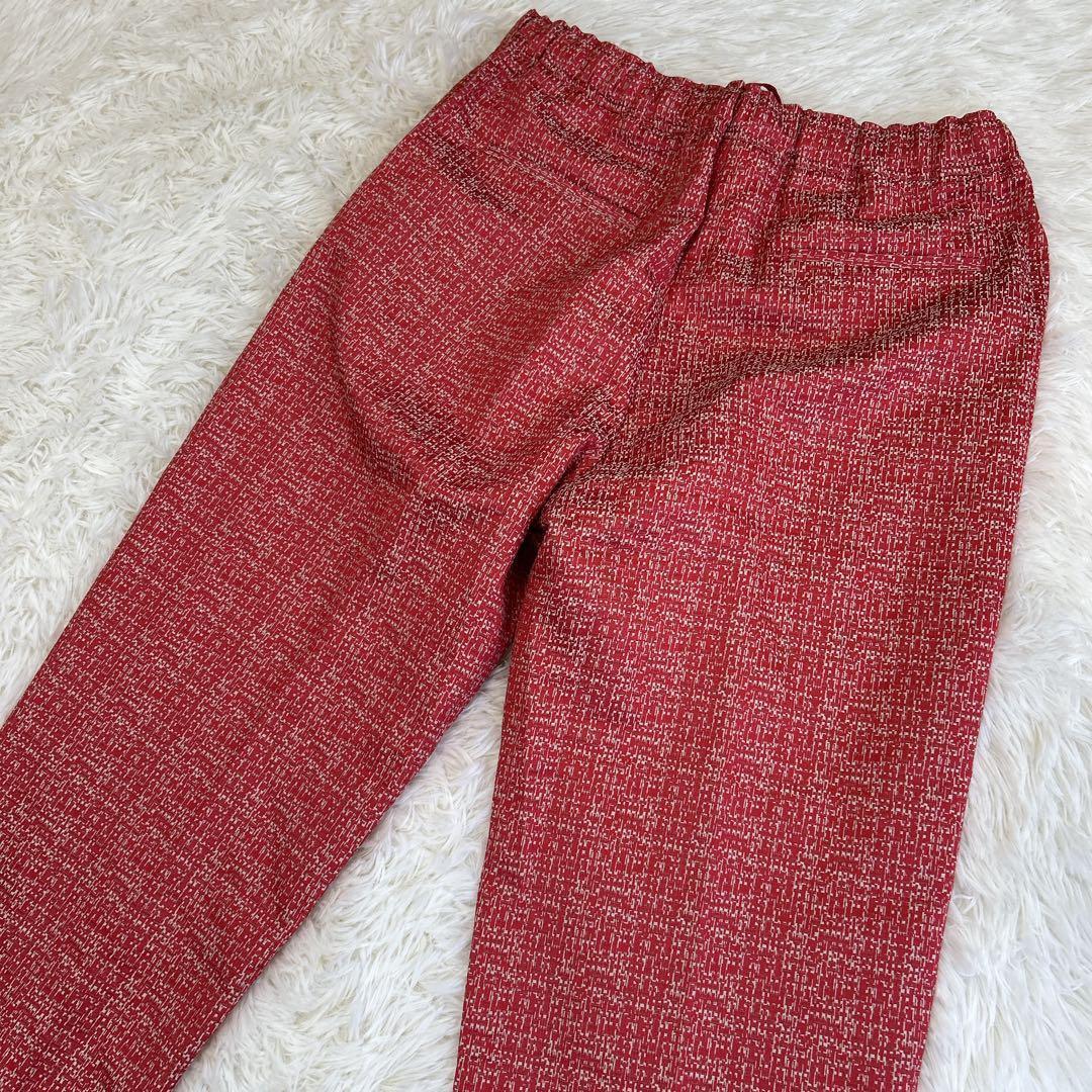 ✨美品✨ ドゥロワー カスリジャガードドロストパンツ シルク 近年 40