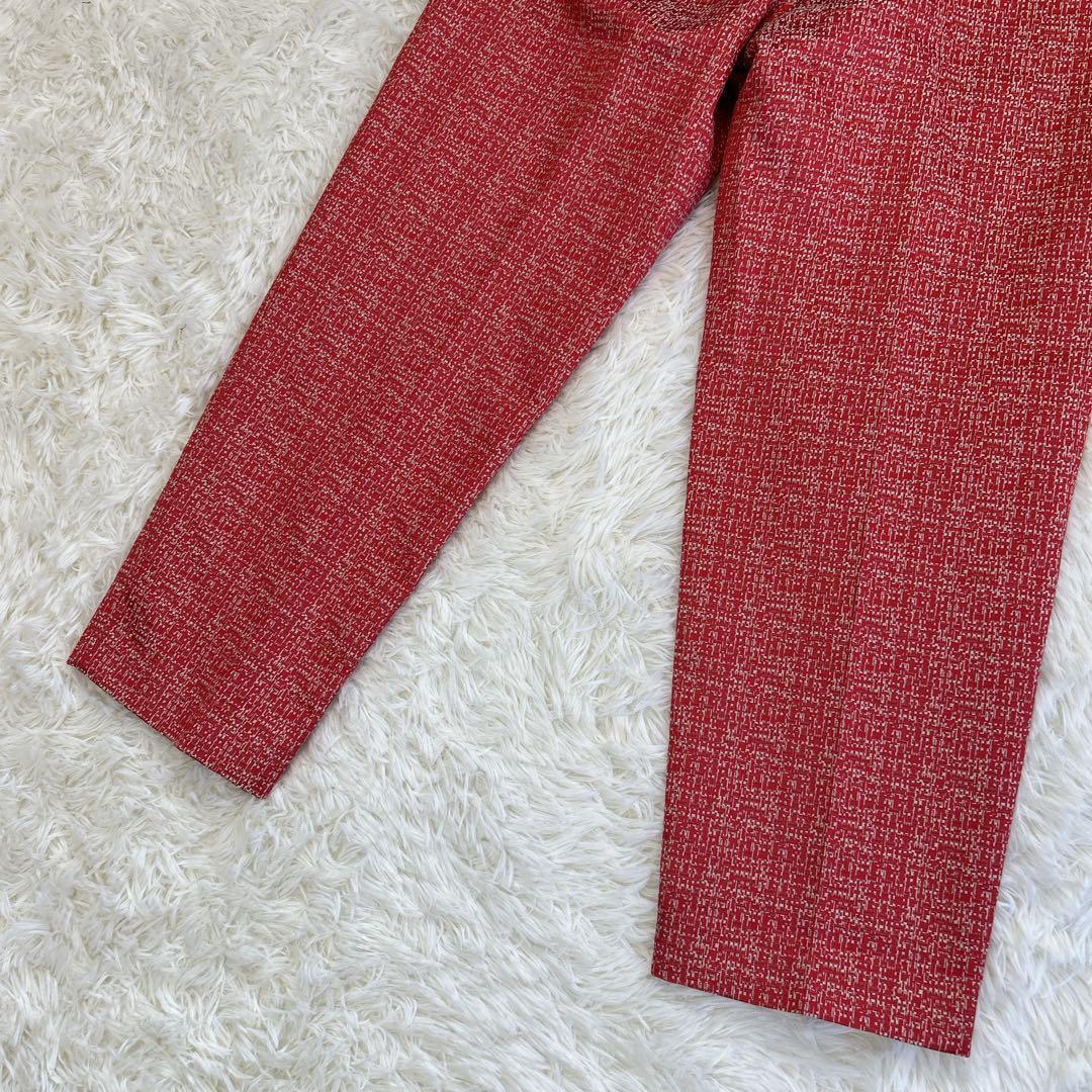 ✨美品✨ ドゥロワー カスリジャガードドロストパンツ シルク 近年 40