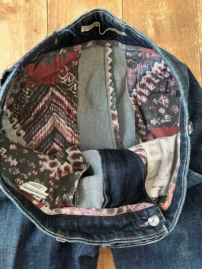 C+ CPLUS シープラス デニムスラックス 32 新品未使用 イタリア製