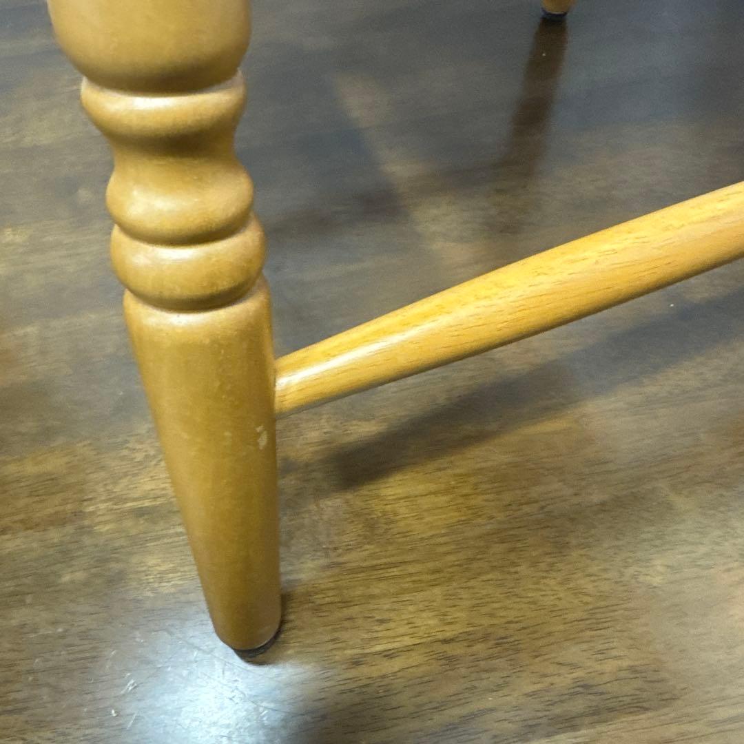 ろん 【美品】 木製 ベビーチェア キッズチェア