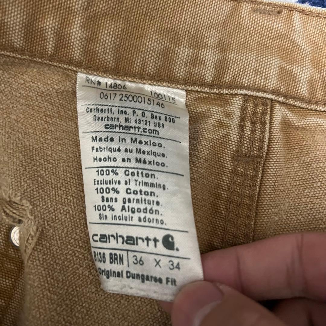 90s carhartt カーハート ダブルニーペインターパンツ ボロ ダメージ
