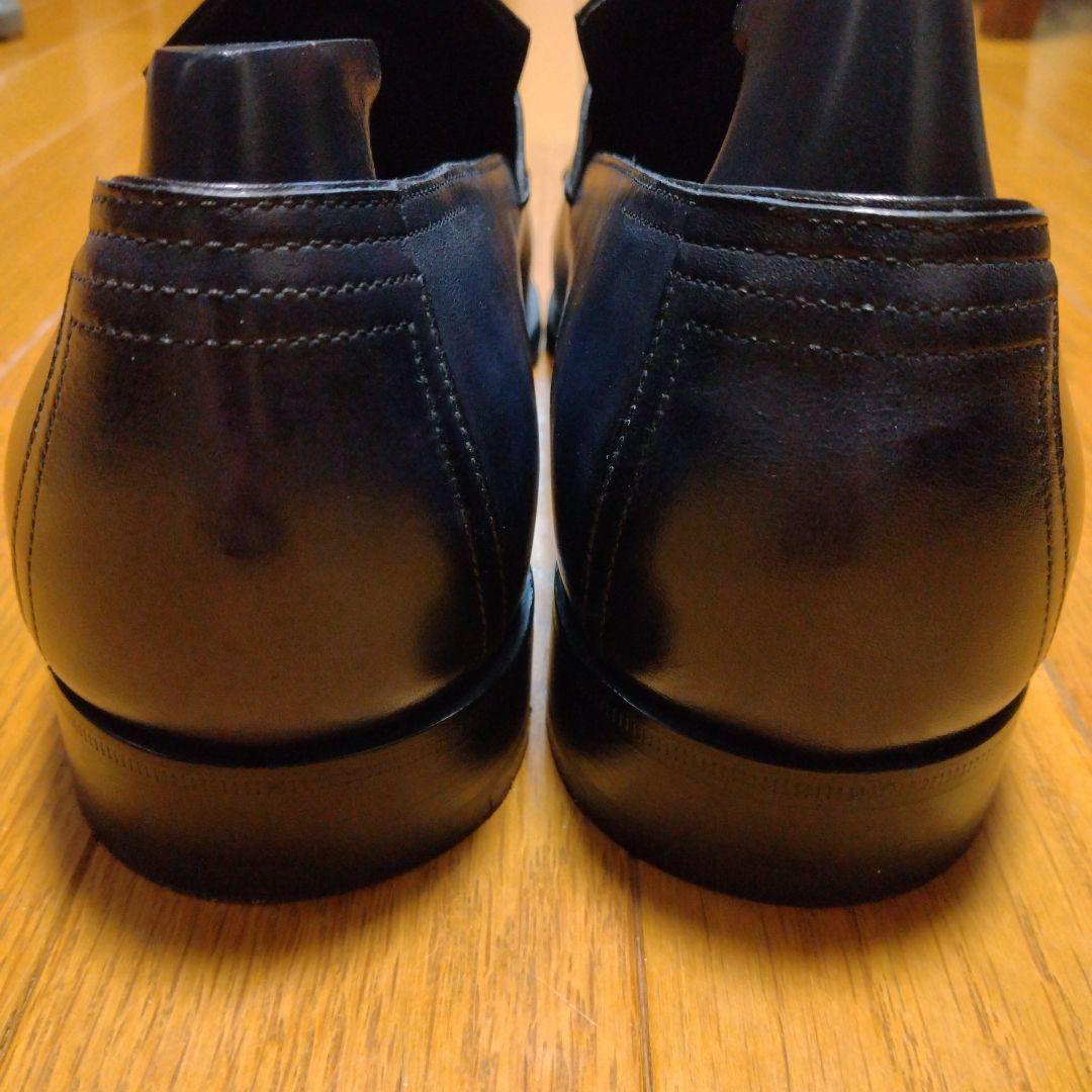 ベルルッティ　ダークブルー革靴　サイズ8