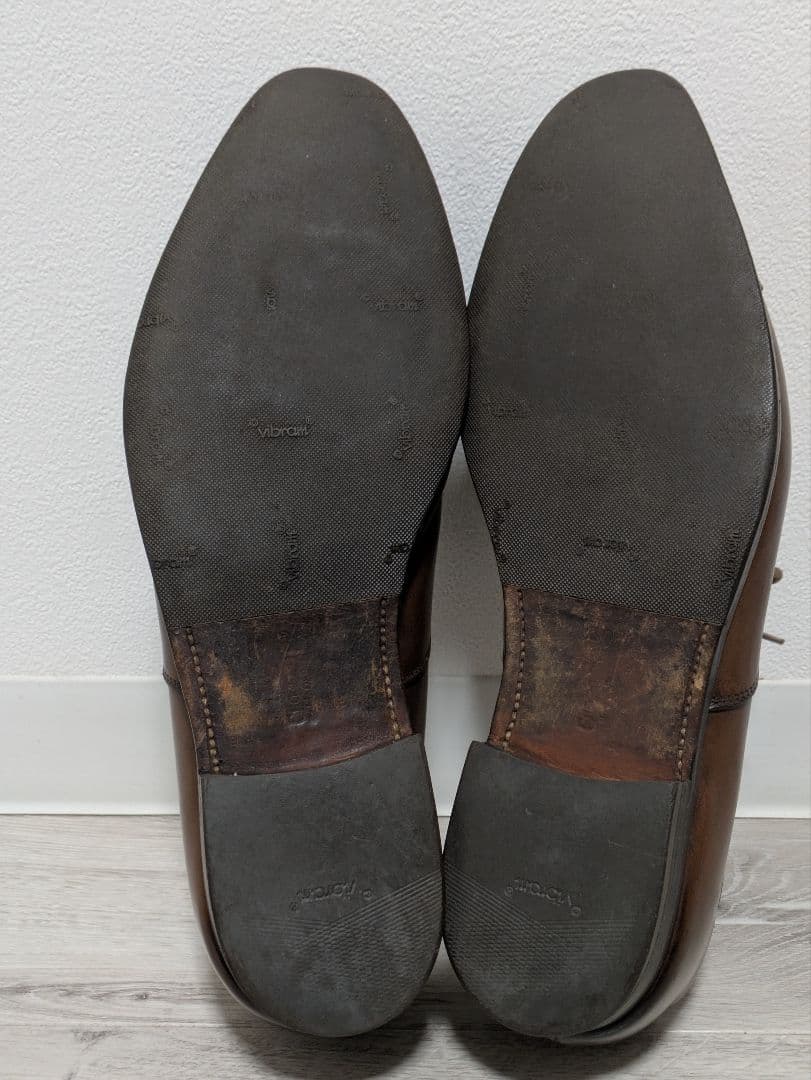 Crockett＆Jones ストレートチップ HALLAM UK7.5 茶色