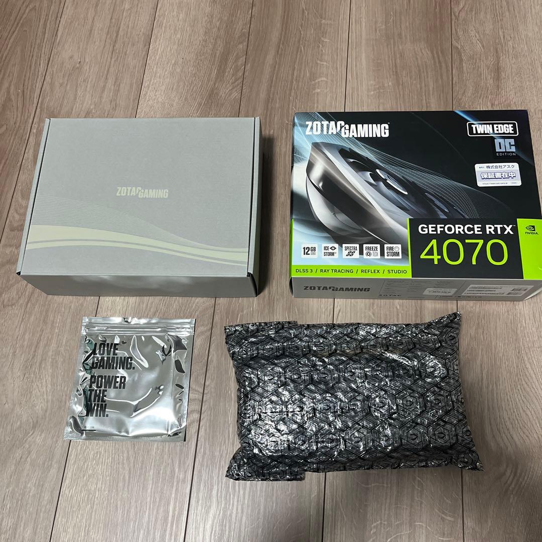 グラフィックボード・グラボ・ビデオカード ZOTAC GAMING GEFORCE RTX 4070 OC EDITION
