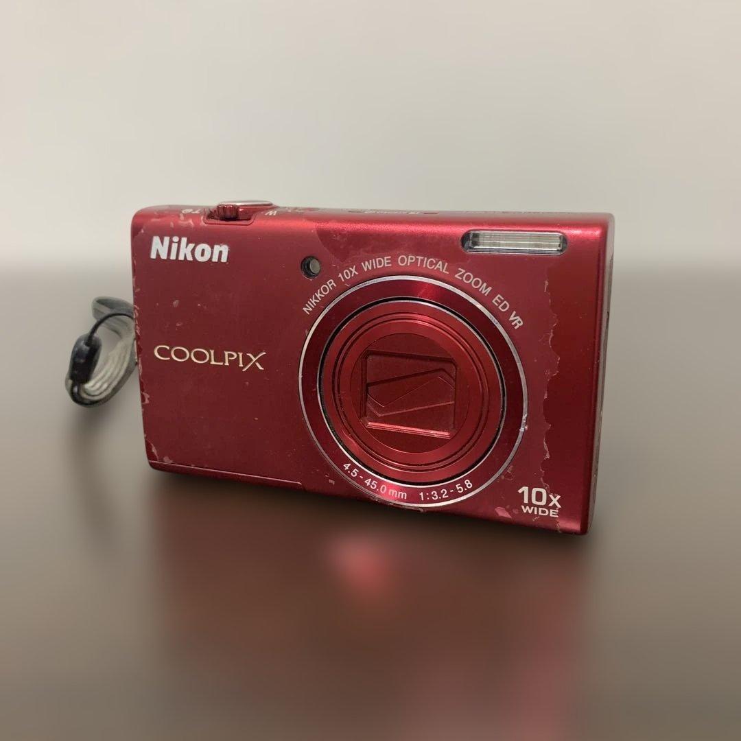 Nikon COOLPIX S6200 レッド 動作確認済